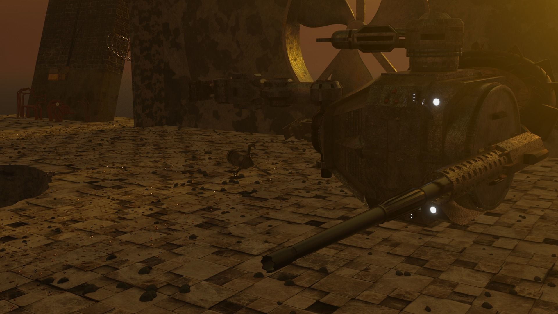 Sci-fi Scene 3D model_3