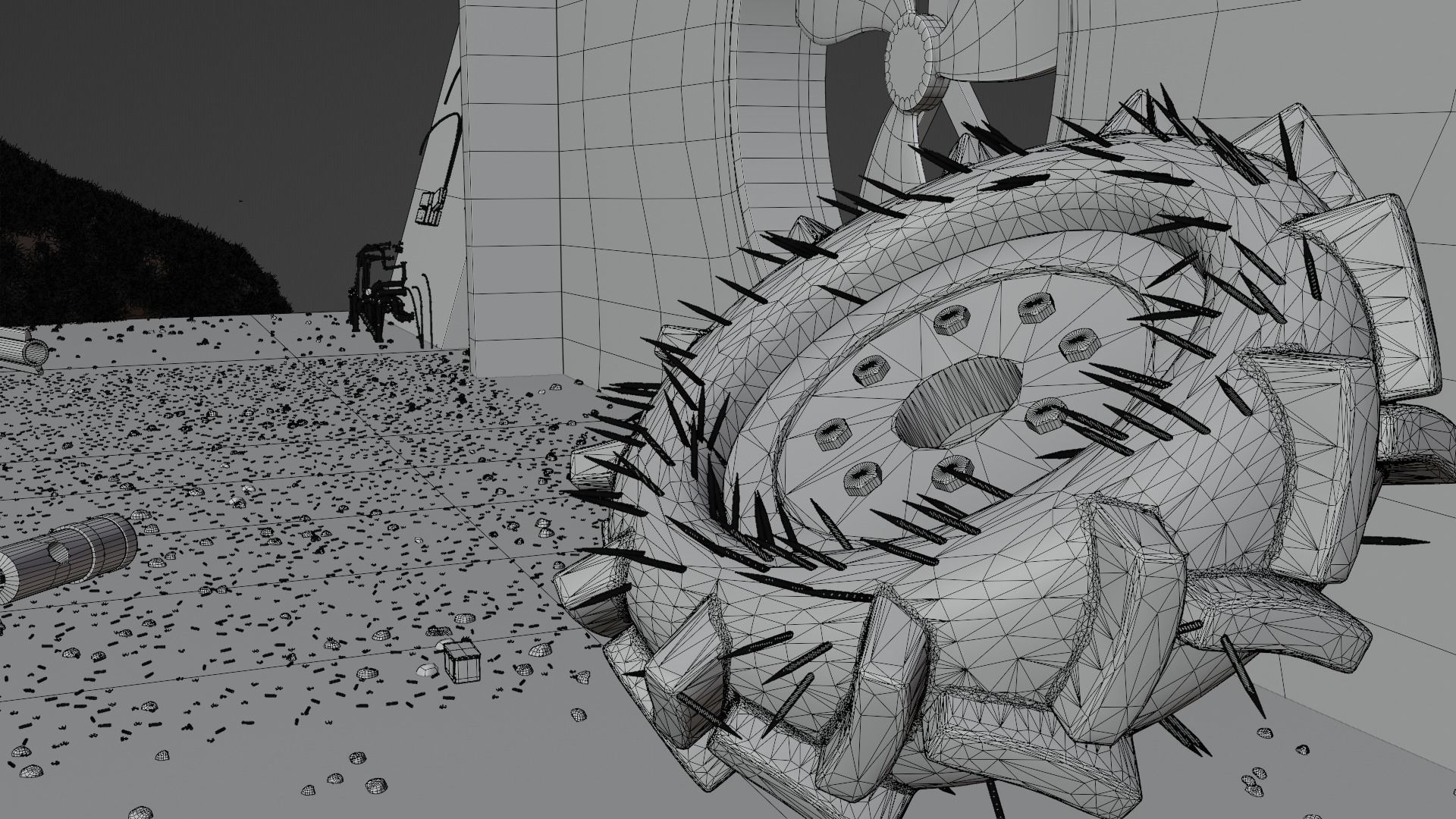 Sci-fi Scene 3D model_14