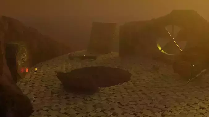 Sci-fi Scene 3D model