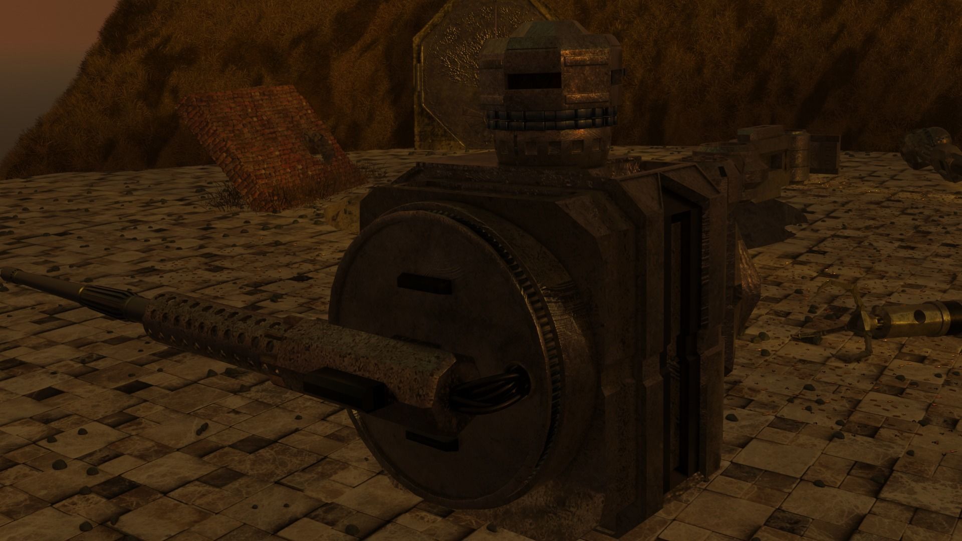 Sci-fi Scene 3D model_4