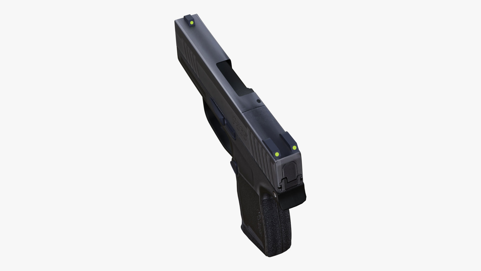 Sig Sauer P365 Game Ready UPDATED Low-poly 3D model_14