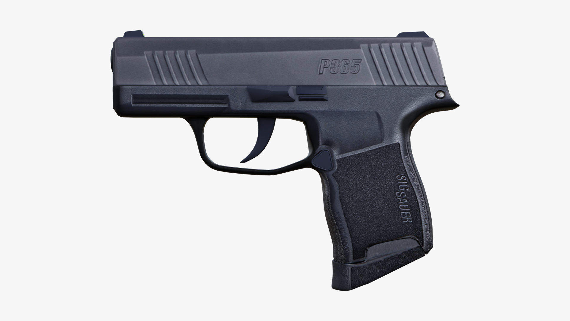 Sig Sauer P365 Game Ready UPDATED Low-poly 3D model_11