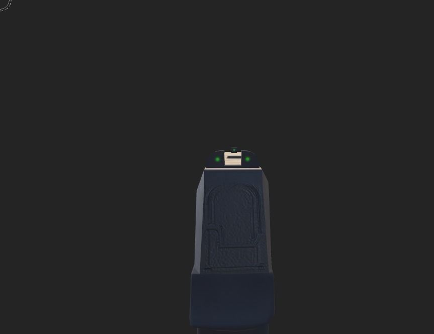 Sig Sauer P365 Game Ready UPDATED Low-poly 3D model_4