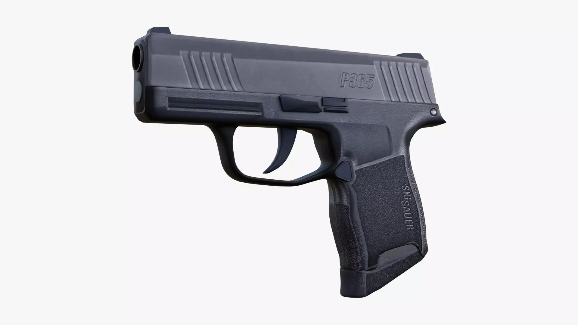 Sig Sauer P365 Game Ready UPDATED Low-poly 3D model_0
