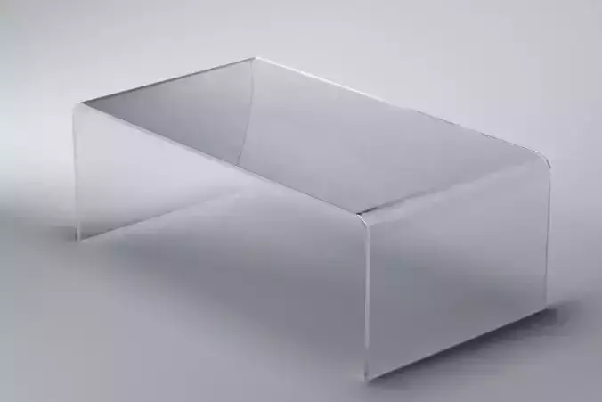 Peekaboo Acrylic Coffee Table CB2