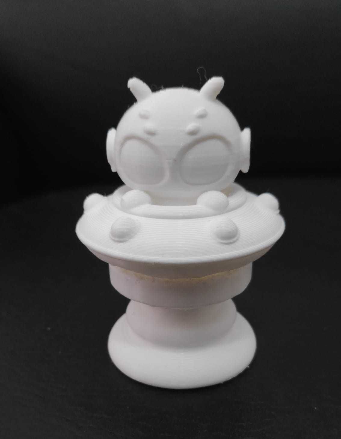 Space Chess - Alien UFO - Knight 3D print model_11