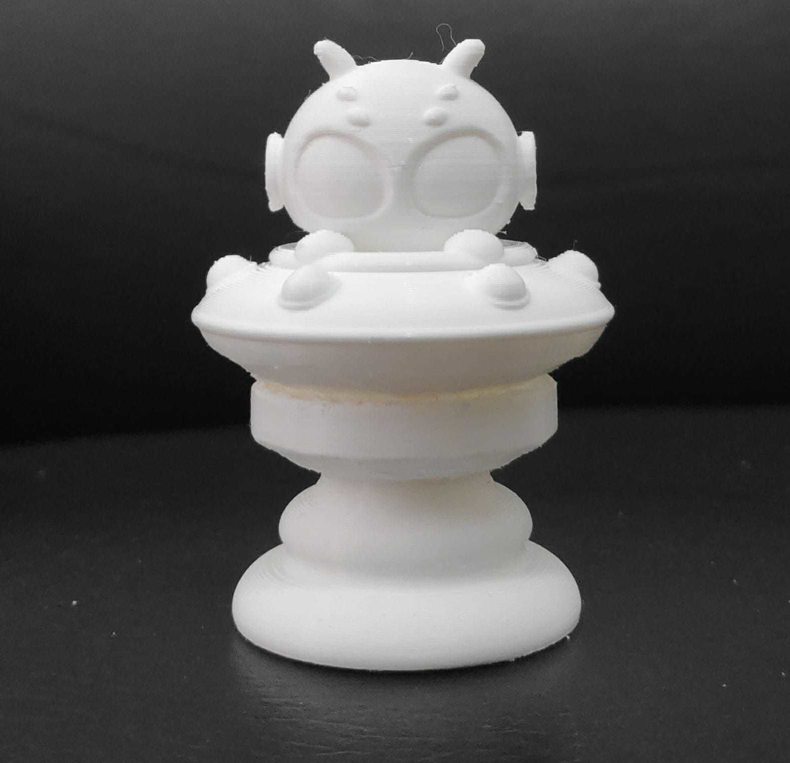 Space Chess - Alien UFO - Knight 3D print model_5
