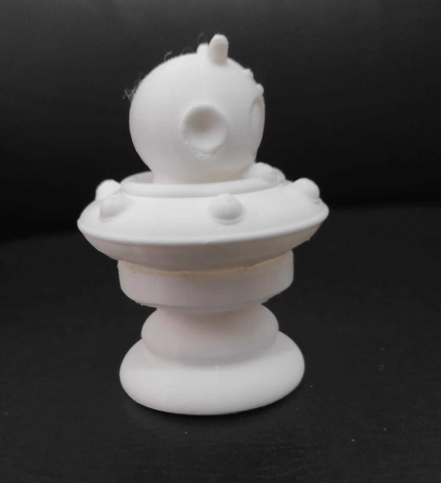 Space Chess - Alien UFO - Knight 3D print model_7
