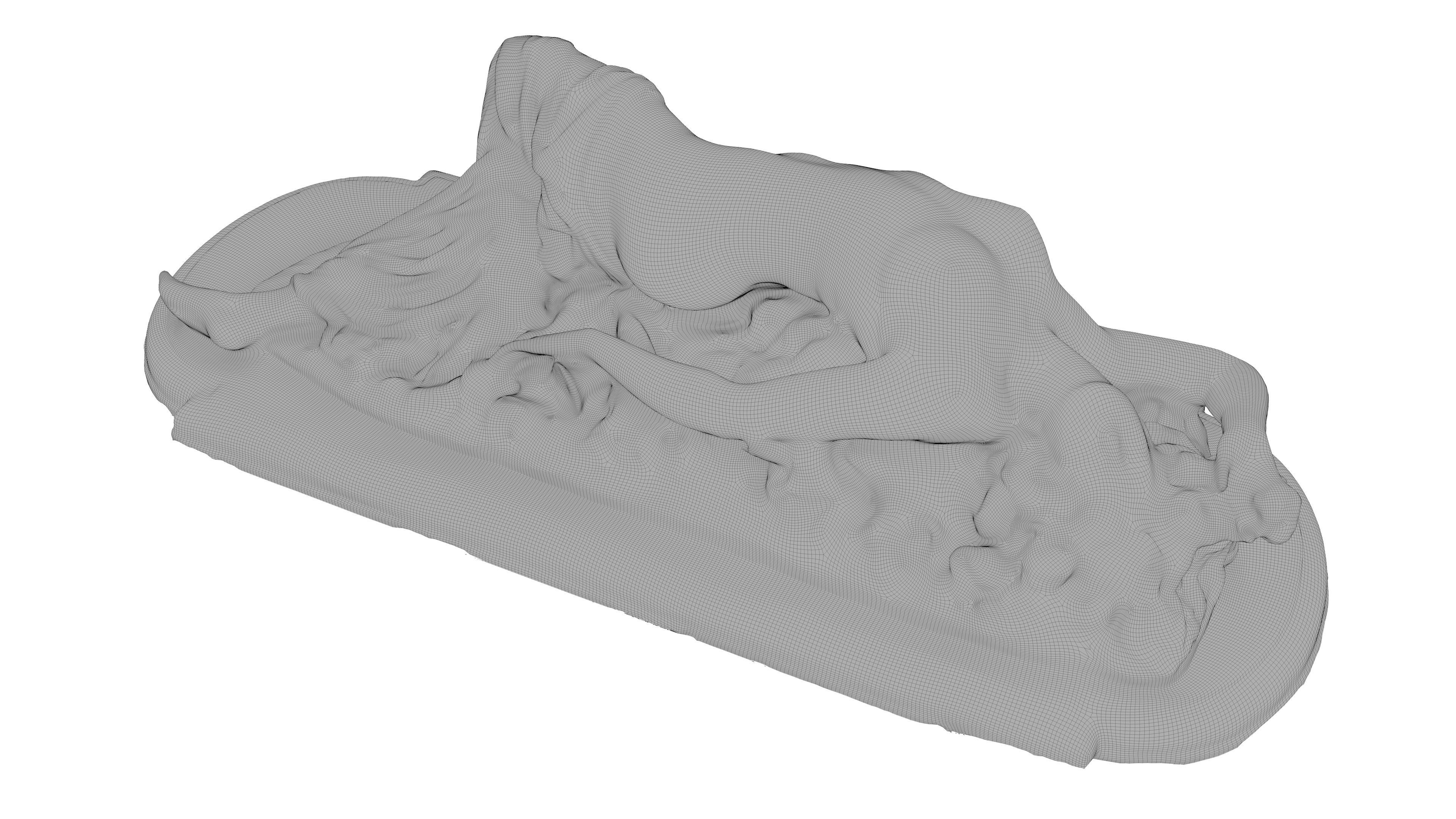 Reclining Bacchante Low-poly 3D model_8