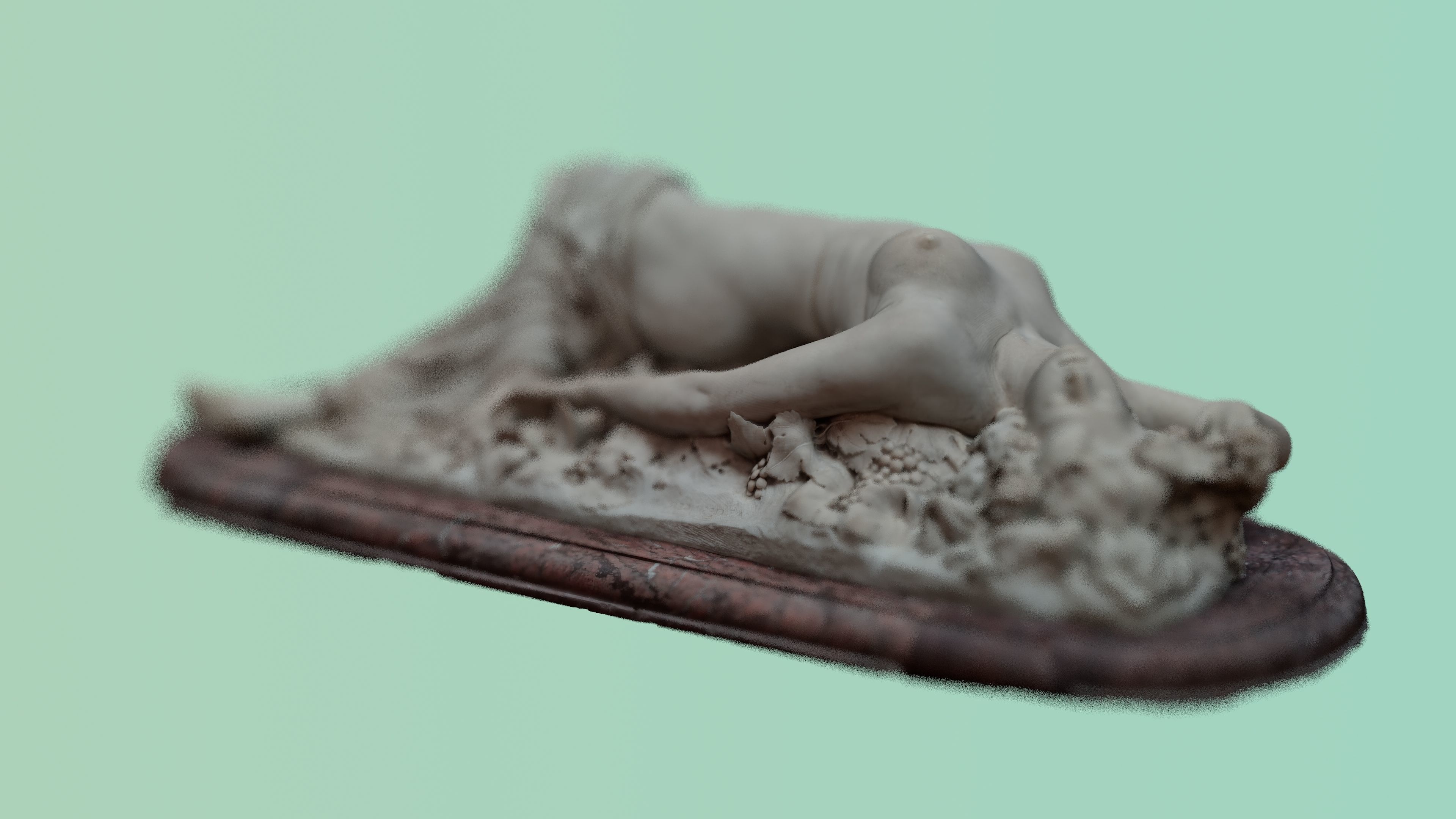Reclining Bacchante Low-poly 3D model_28
