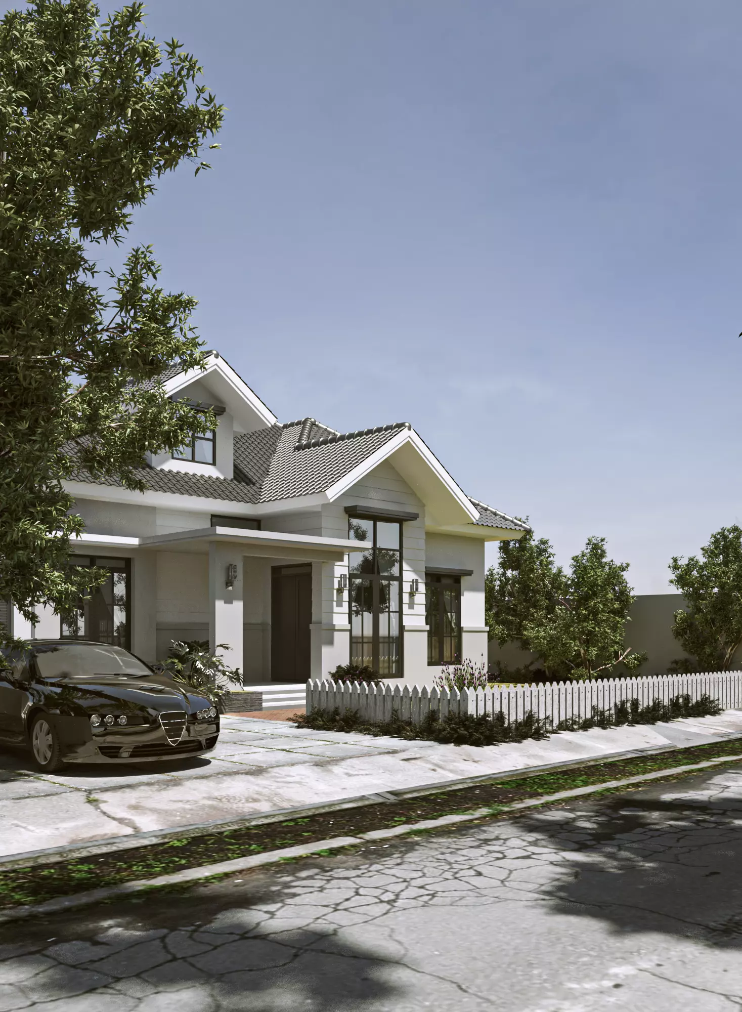 3d max corona scene  Low-poly 3D model_0