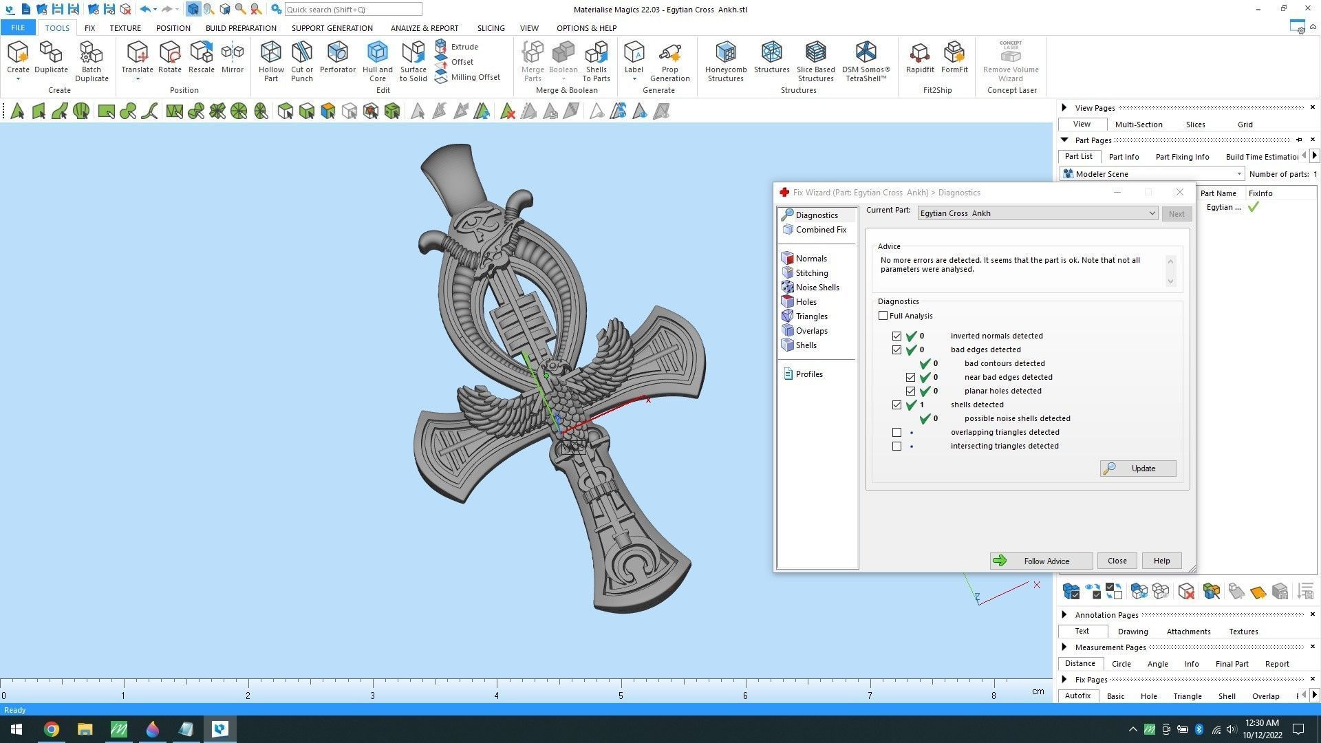Egyptian Cross Ankh 3D print model_7