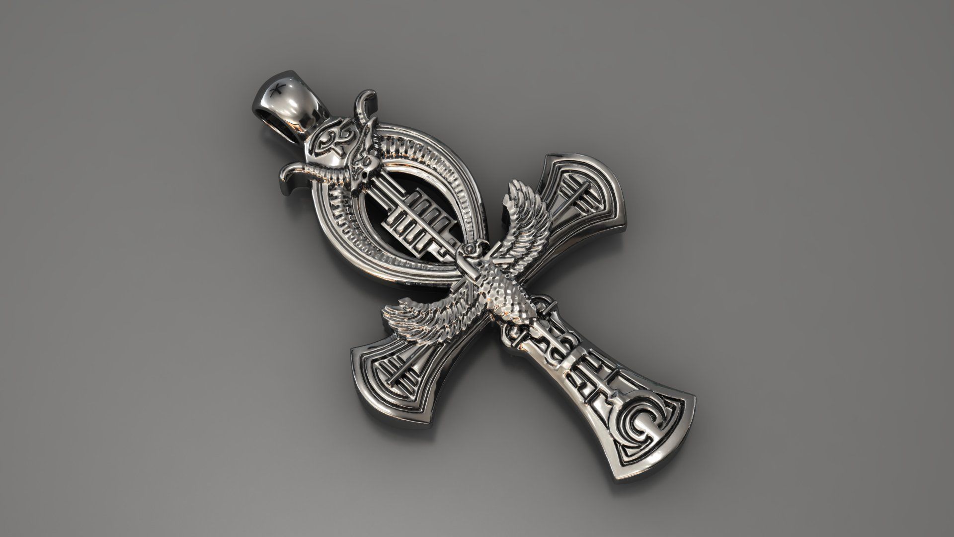 Egyptian Cross Ankh 3D print model_1