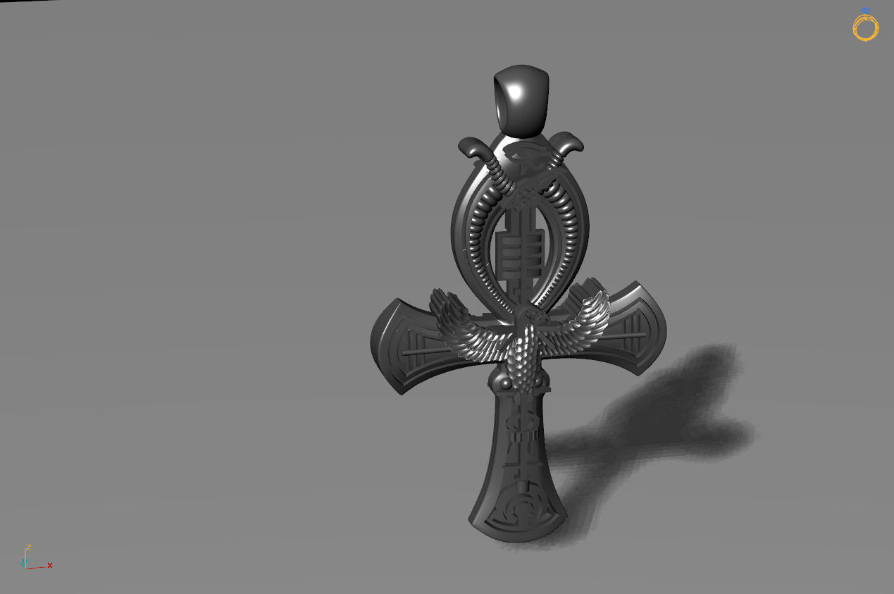 Egyptian Cross Ankh 3D print model_17