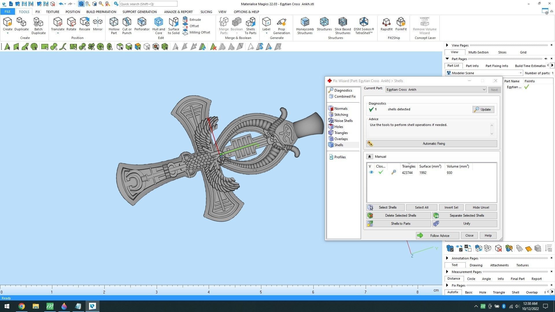 Egyptian Cross Ankh 3D print model_8
