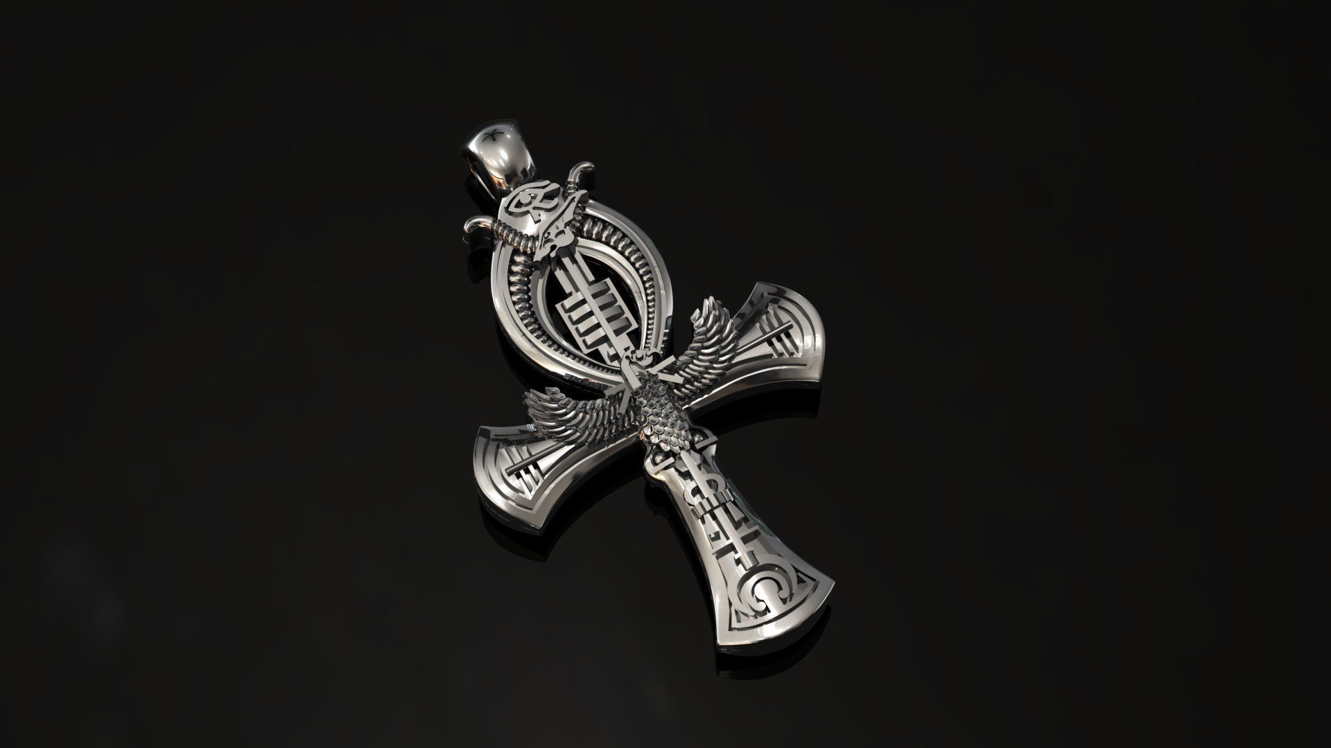 Egyptian Cross Ankh 3D print model_14