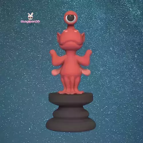 Space Chess - Alien Queen  3D print model