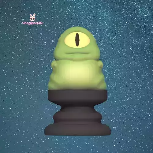 Space Chess - Alien King 3D print model