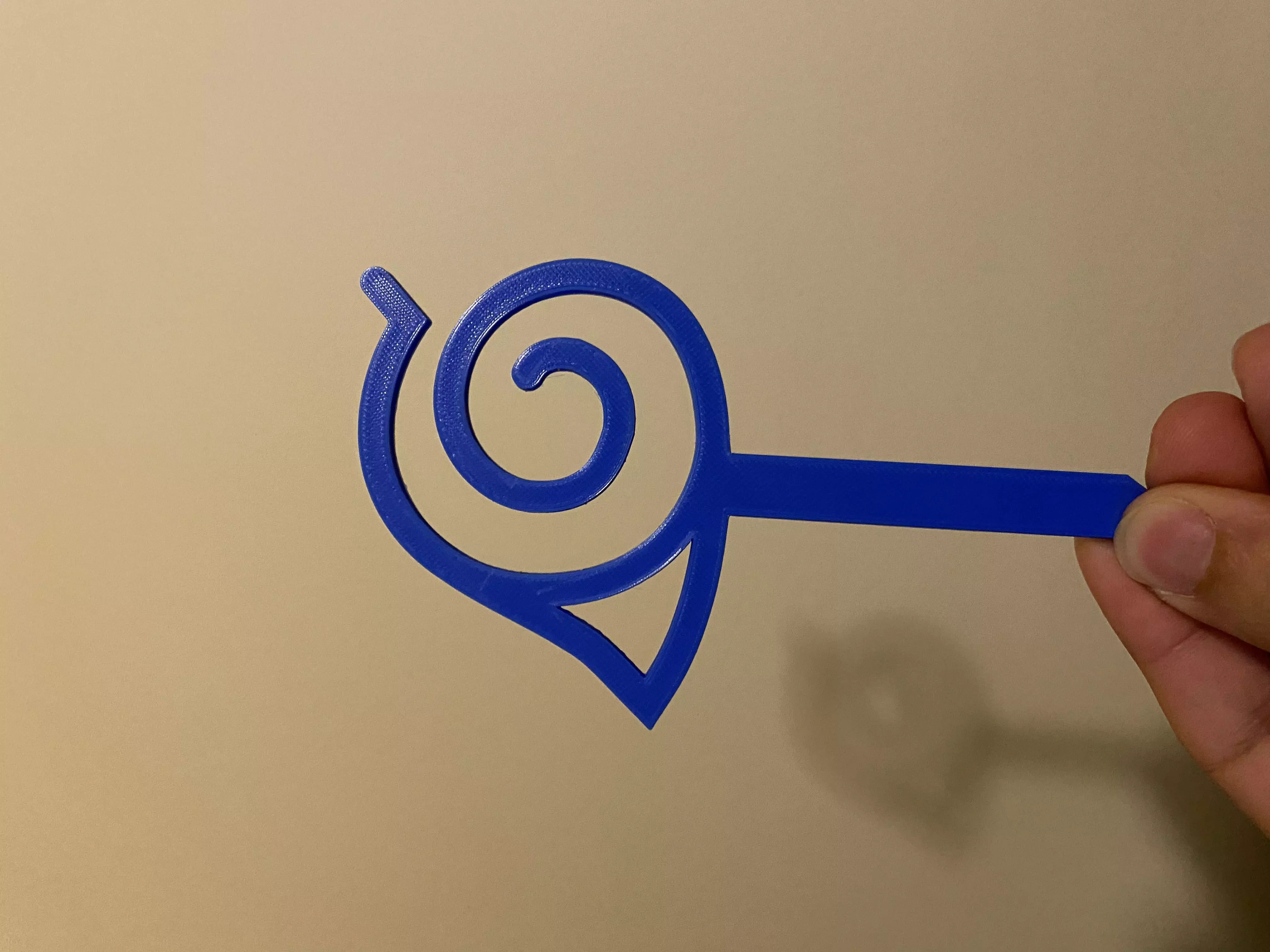 Konohagakure Symbol Cake Topper 3D print model