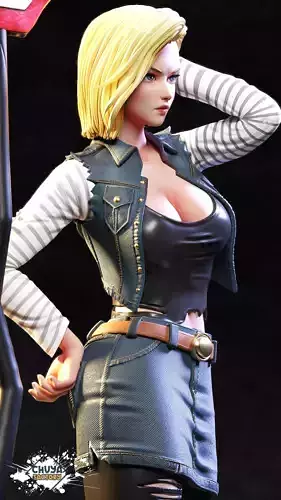 Android 18 3D print model