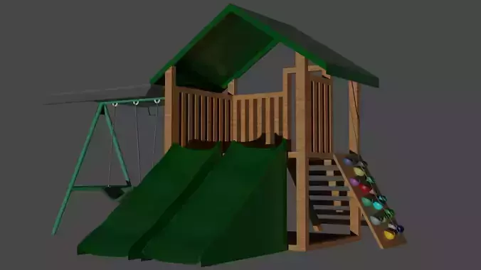 Playgraund wooden playground set