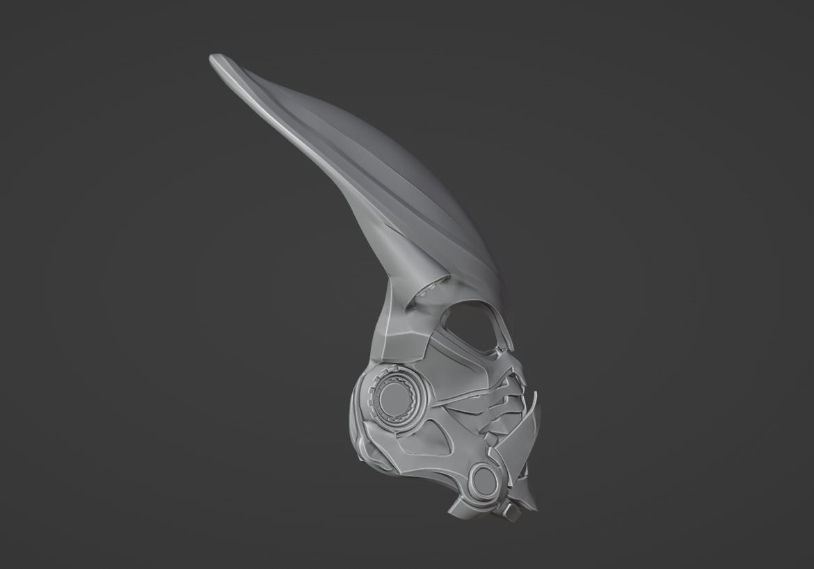 Predator Bionic mask  3D print model_11