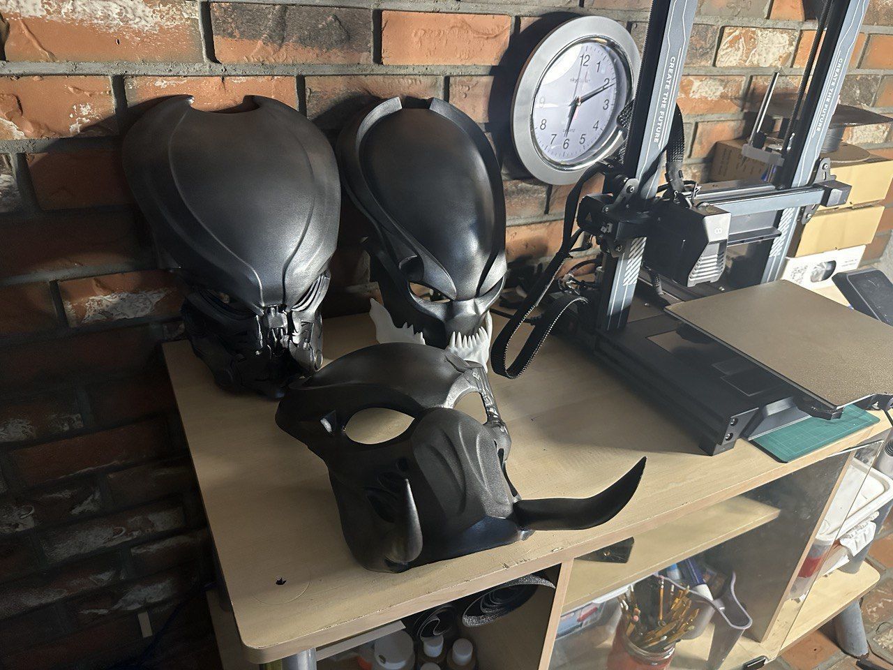 Predator Bionic mask  3D print model_7