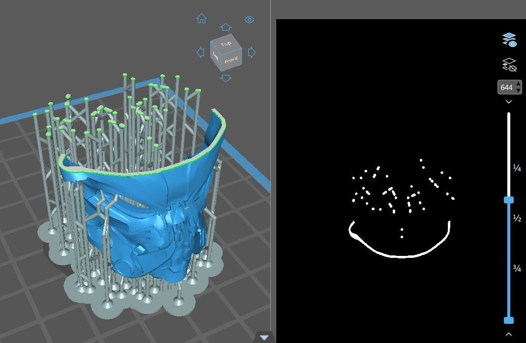 Predator Bionic mask  3D print model_19