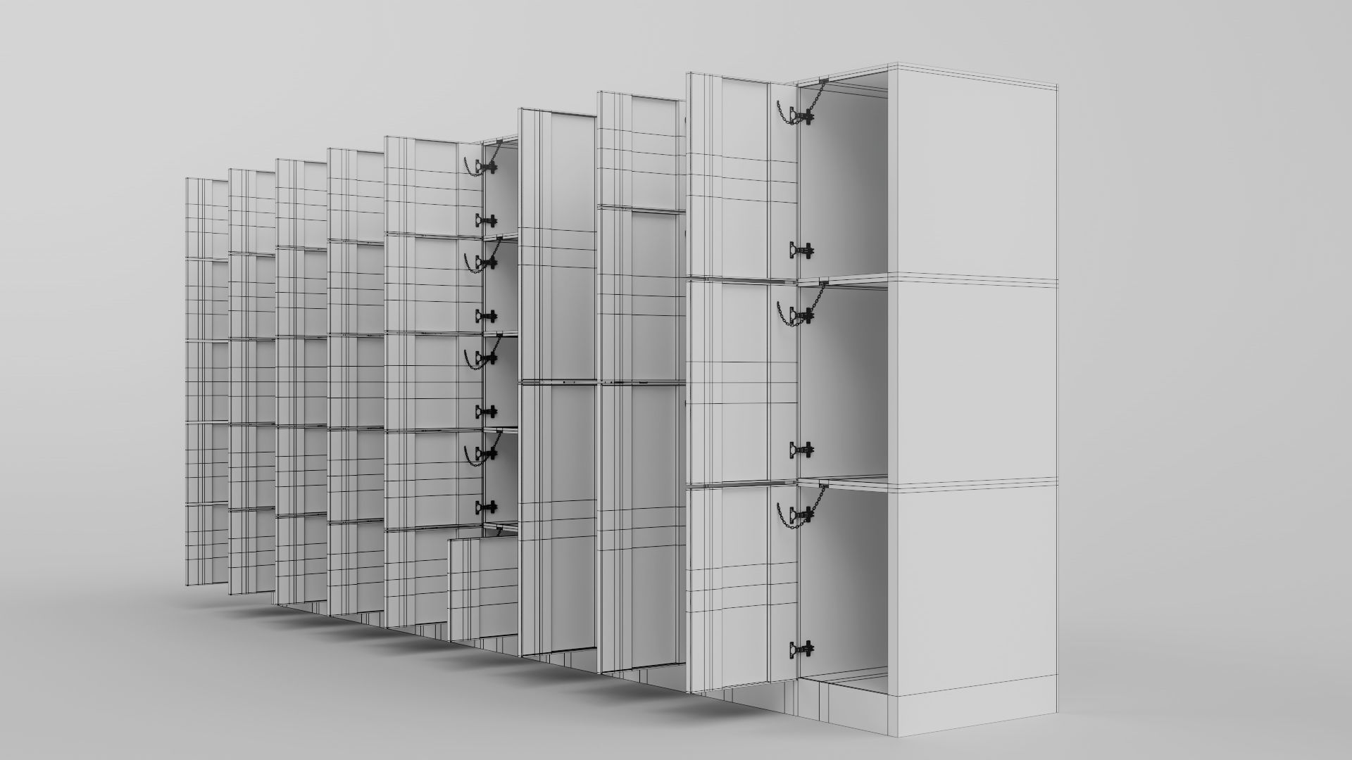 Coin Lockers 3D model_16