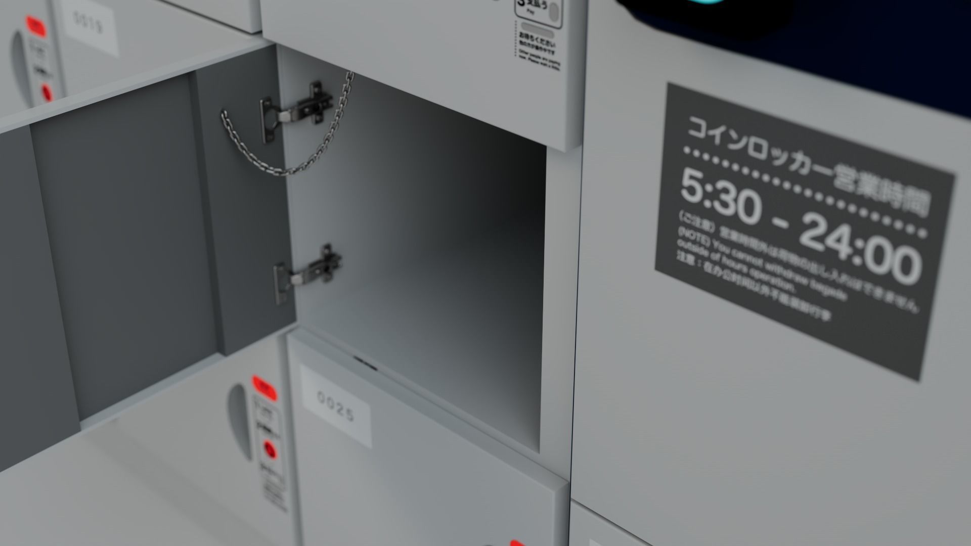 Coin Lockers 3D model_6