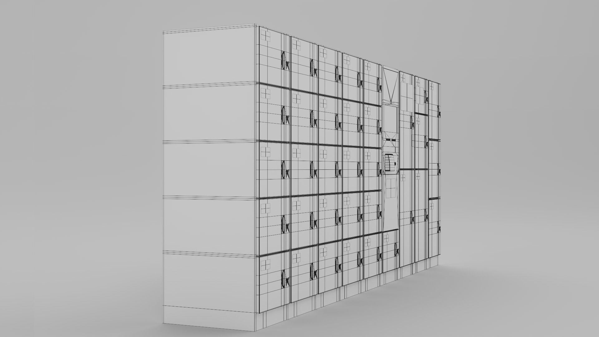 Coin Lockers 3D model_17