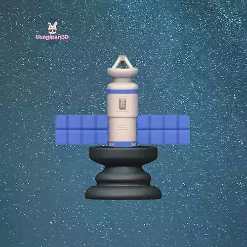 Space Chess Satellite - Bishop 3D print model