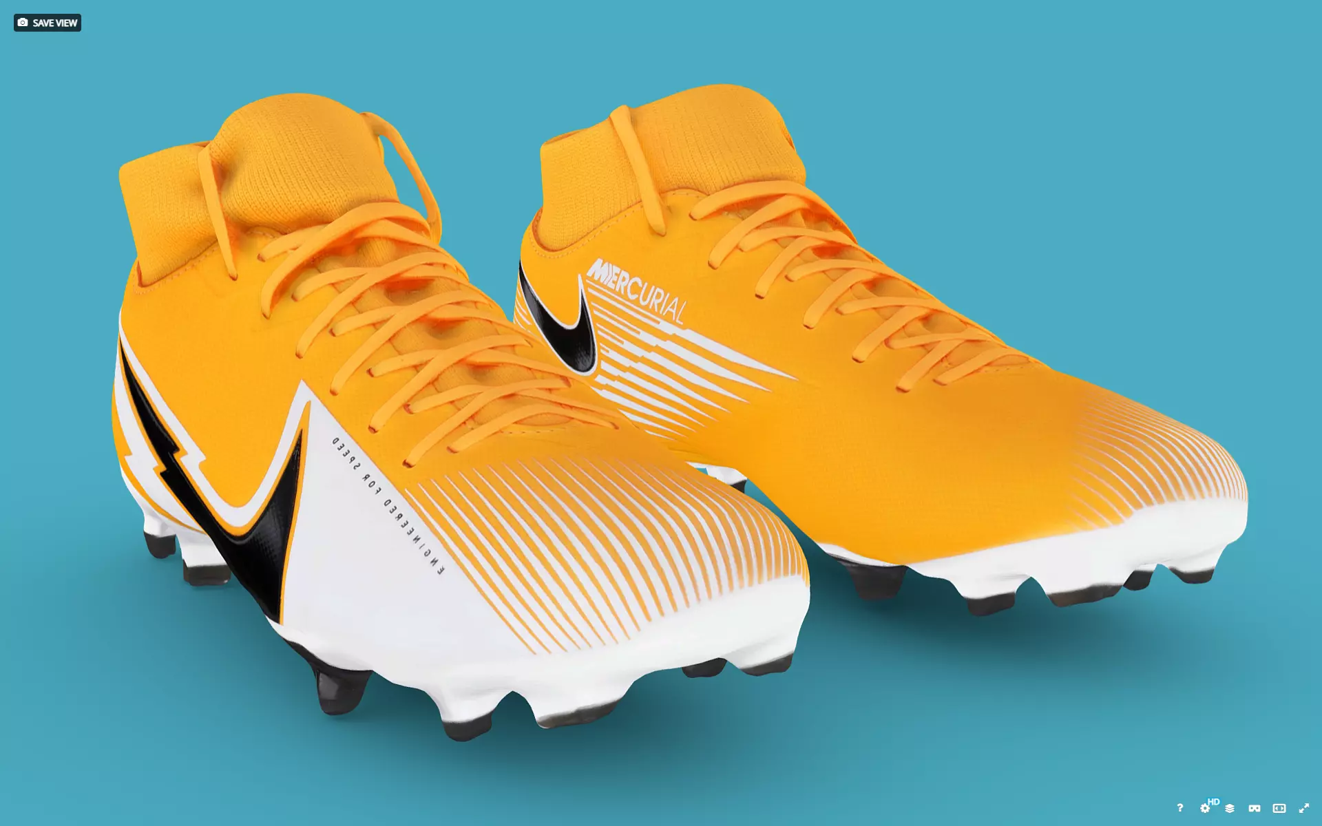 Nike Mercurial Superfly 7 Academy MG soccer football boots 3D model