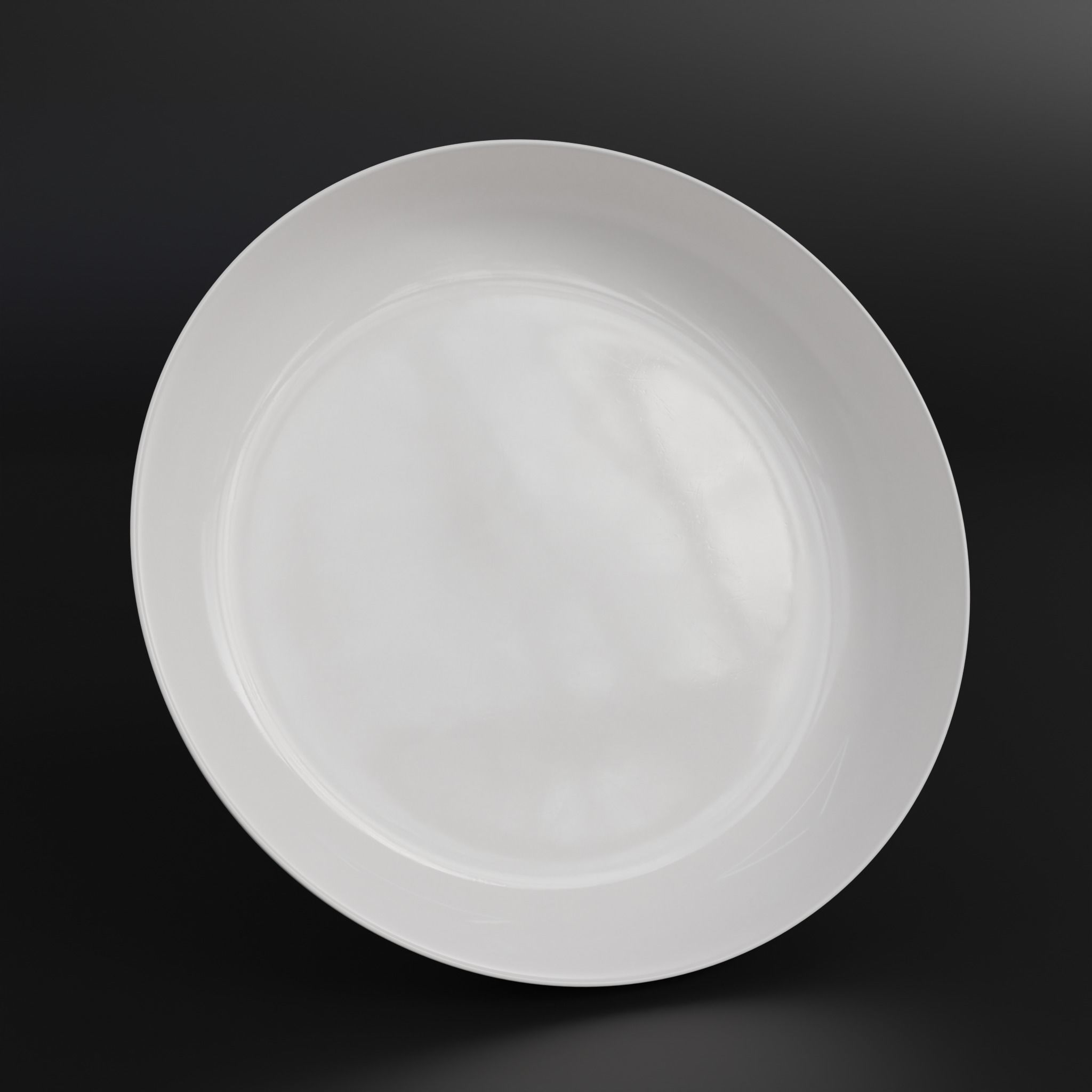 Porcelain Deep plate Low-poly 3D model_4