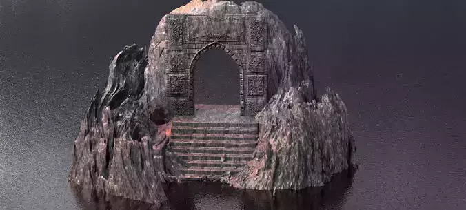 Dantes Underworld Door 2 3D model