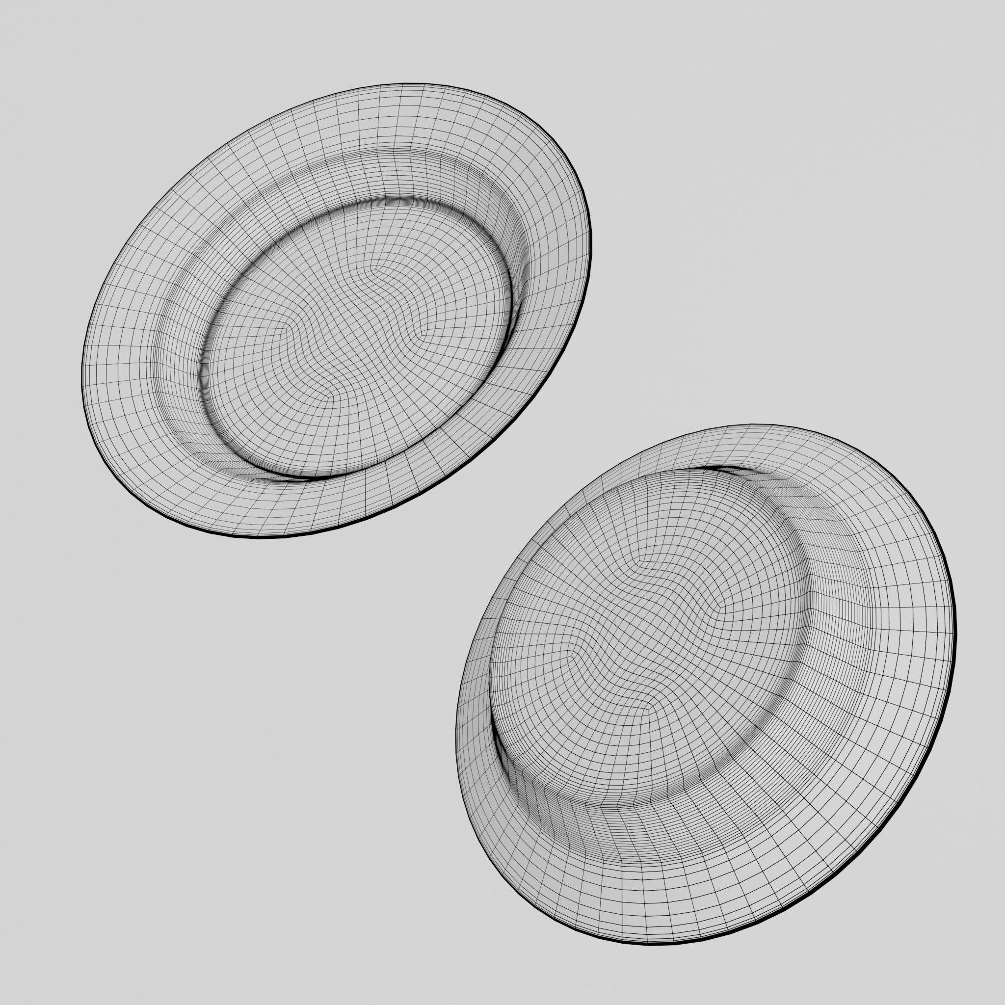 Porcelain Soup plate Low-poly 3D model_14