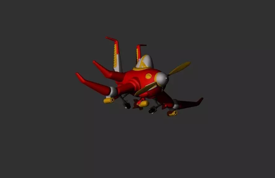 Aerosmith Little bomber 3D print model_0