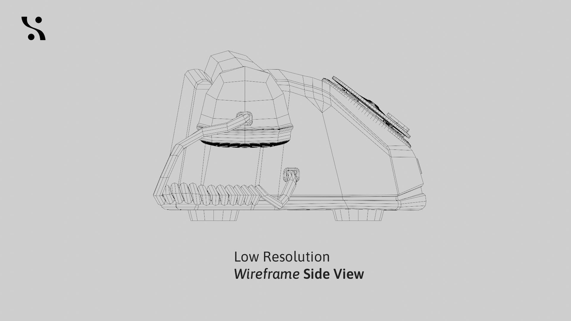 Retro Old-Model Rotary Telephone 3D model_23