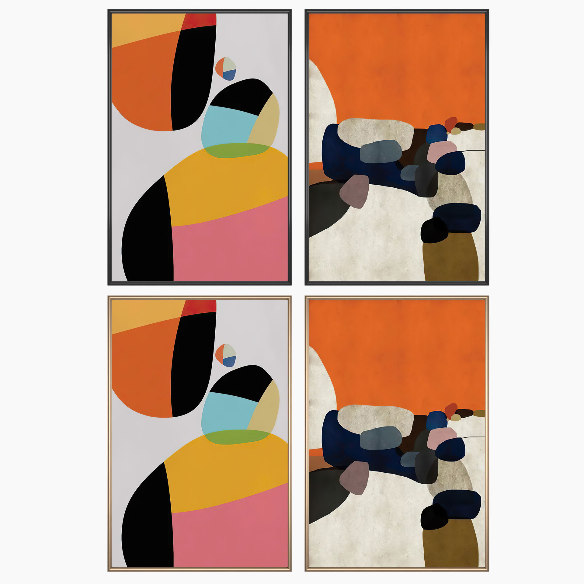 Wall Art Set 3806 3D model_1