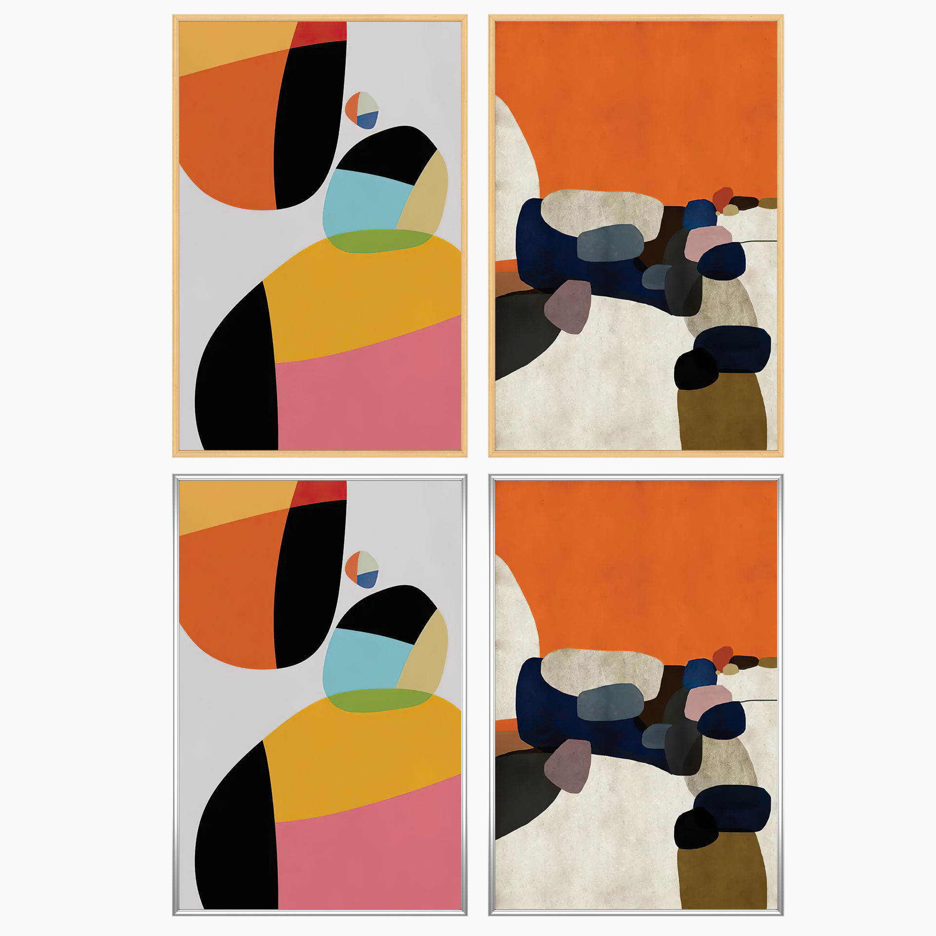 Wall Art Set 3806 3D model_2