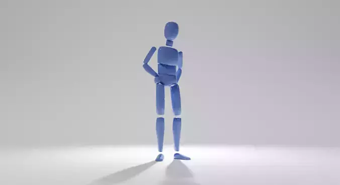 Free Animation Armature for Blender Free 3D model
