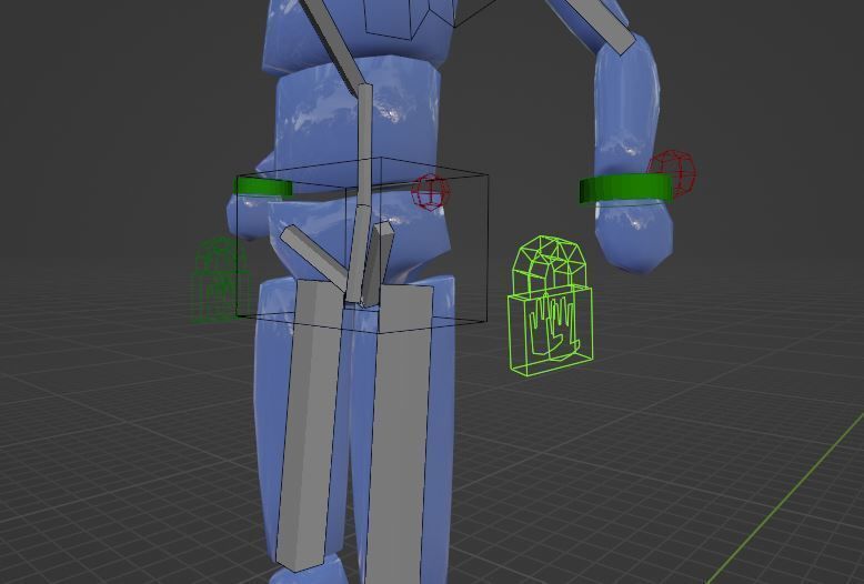 Free Animation Armature for Blender Free 3D model_7