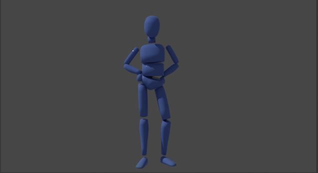 Free Animation Armature for Blender Free 3D model_2