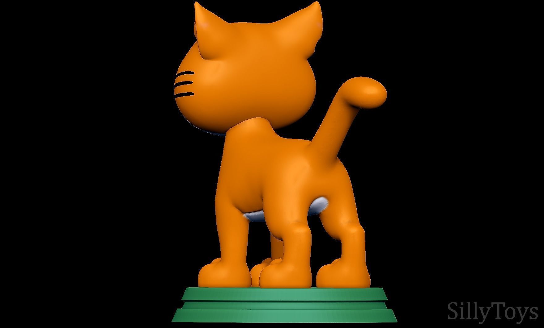 Azrael - Smurfs 3D print model_3