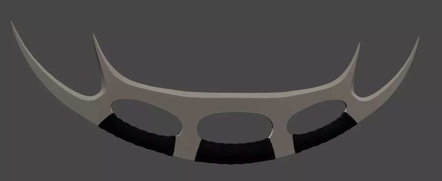 Klingon Bat leth Free low-poly 3D model