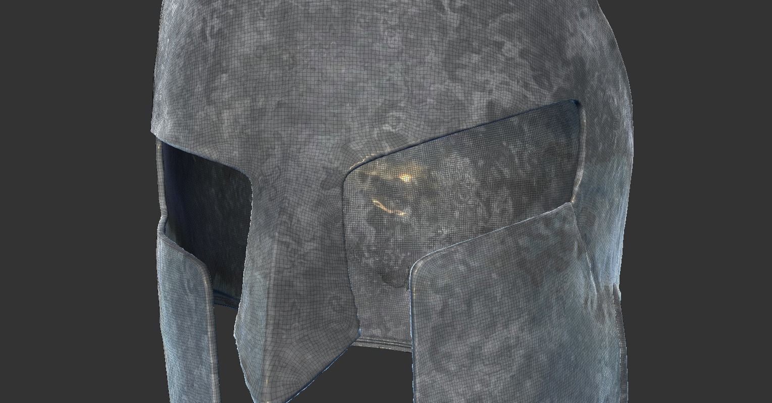 Spartan Helmet 3D model_5