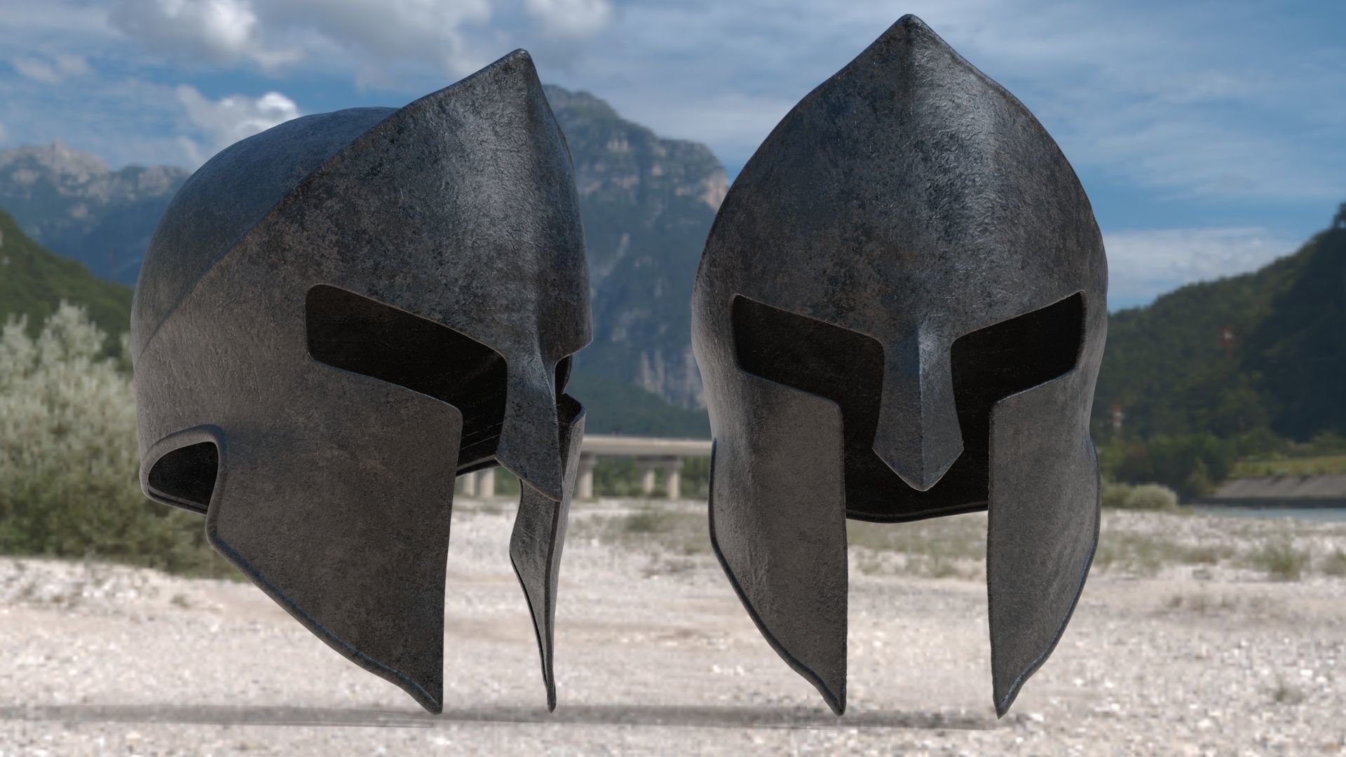 Spartan Helmet 3D model_2