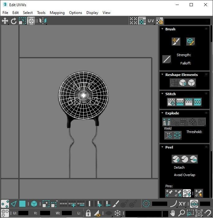 Electronic Components Set 3D model_39