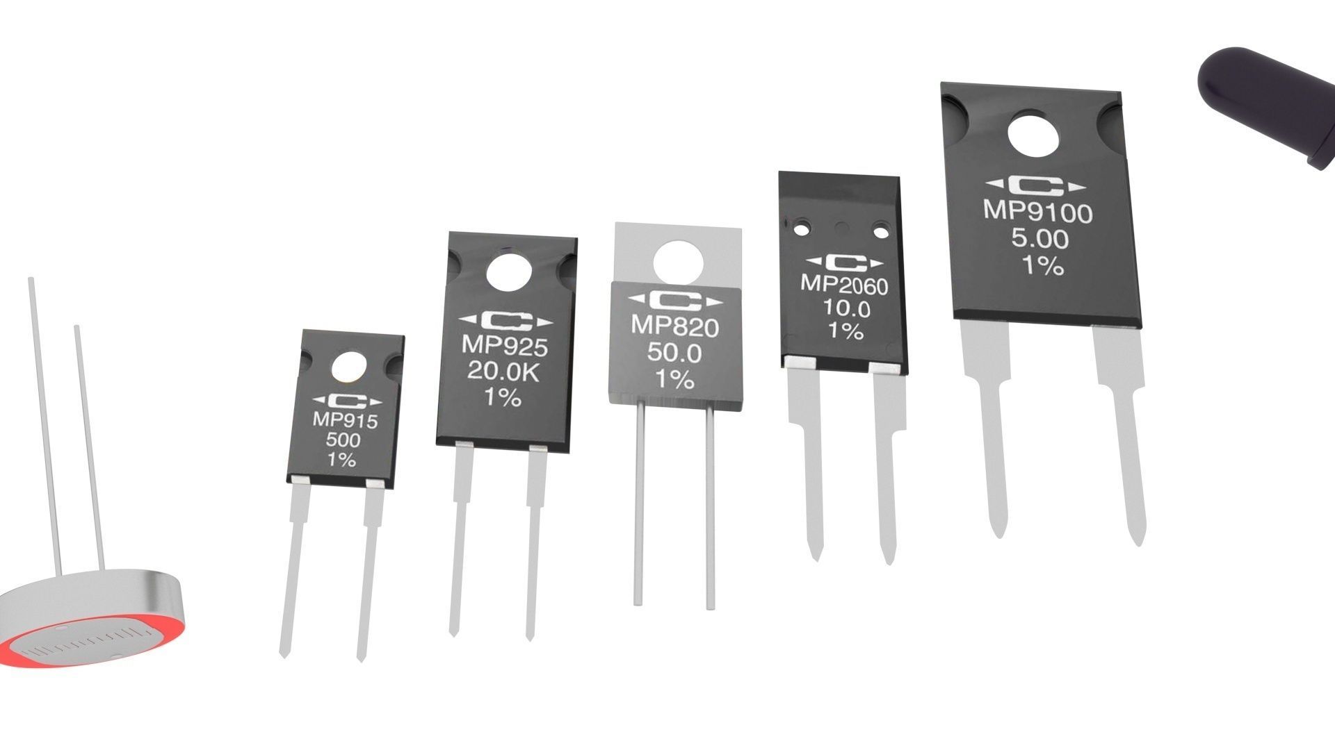 Electronic Components Set 3D model_18