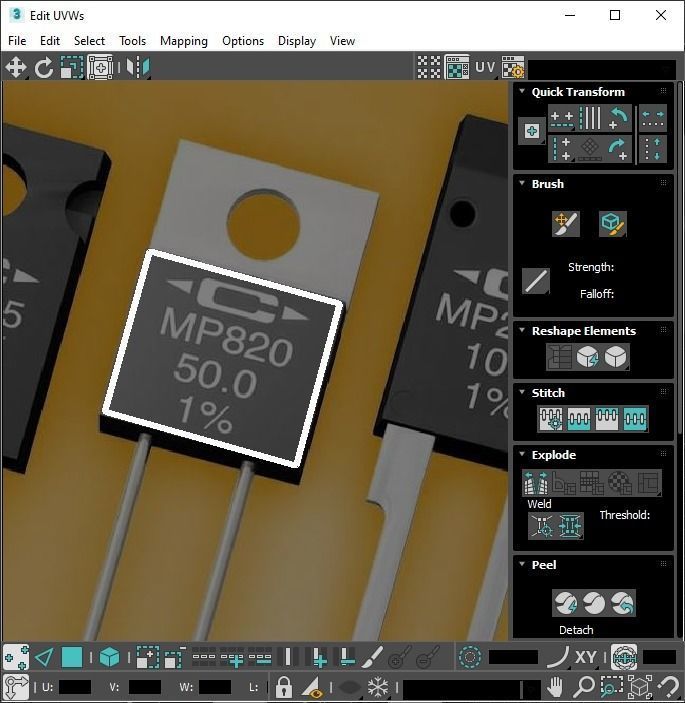 Electronic Components Set 3D model_43